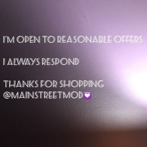 Please read information.